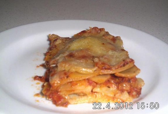 Lasagne s rajčaty
