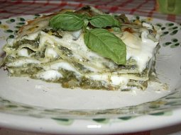Lasagne s mangoldem v bešamelu